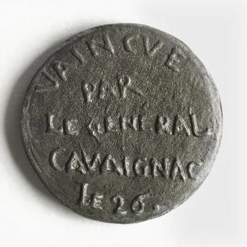 Paris Museums, Repression by General Cavaignac days of June, June 23-26, 1848 (d Stock Photos