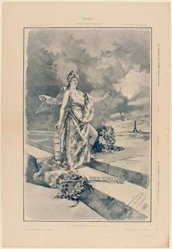 Paris museums, The republica e pace! / The Republic is peace! / The Republic Is Stock-Fotos