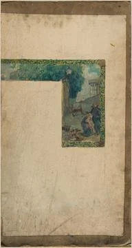 Paris Museums, Sketch for the town hall of Saint-Ouen: seen from Saint-Ouen Stock Photos