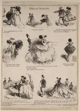 Paris Museums, Spring modes. 写真素材