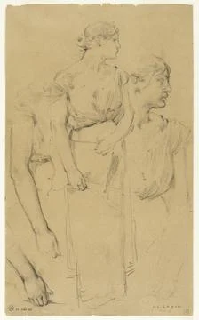 Paris Museums, Study for evening evening Stock Photos