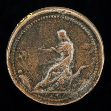 Paris Museums, Style of Vittore Gambello, Venetia on Throne reverse, 1486 1501 Foto stock