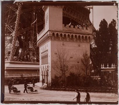 Paris Museums, Universal exhibition of 1900, the flag of the Republic of San Mar Foto stock
