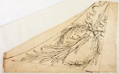 Paris Museums, Vegetable pattern Stock Photos