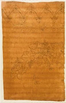 Paris Museums, Vegetable pattern Stockfoto's