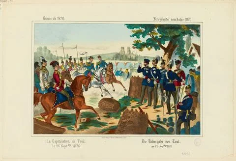 Paris Museums, War of 1870. The capitulation of Toul. / 26 Sept.Bre 1870. (IT) Stock-Fotos