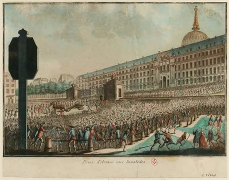 Paris Museums, Weapon taking in invalids (IT) Stock Photos