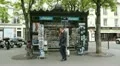 Paris newsagent. HD Footage