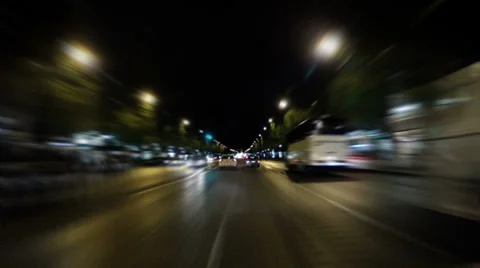 Paris By Night 05 Video stock 38503924