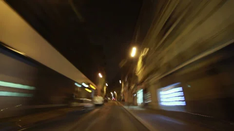 Paris by Night Stock Footage 32245053