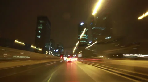 Paris by Night Stock Footage 32256981