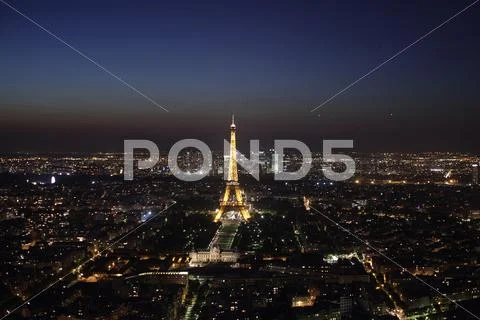 Paris by night Stock Photos