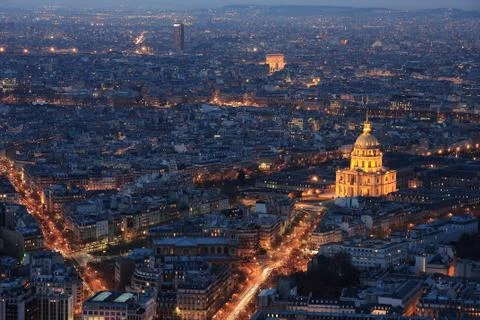 Paris by night Foto stock