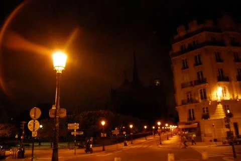 Paris Night 库存照片