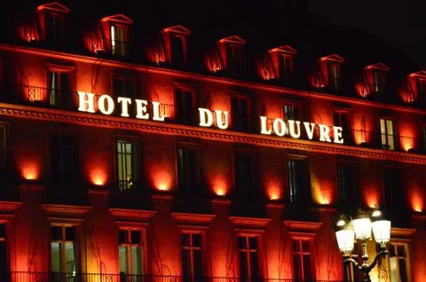 Paris in night Stock Photos