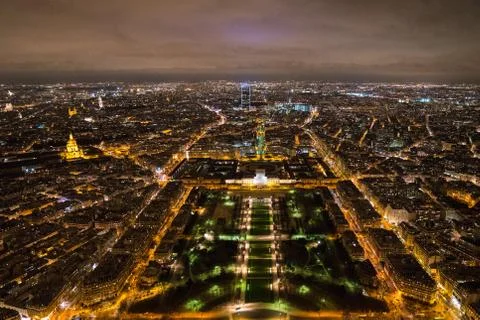 Paris at night Stock-Fotos
