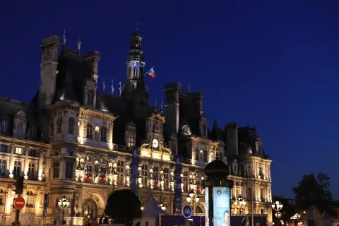Paris night Stock Photos