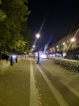 Paris night Stock Photos