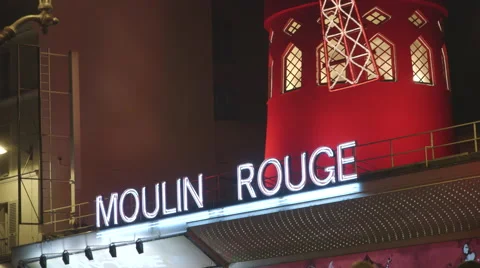 Paris Nightlife Stock Footage 62732147