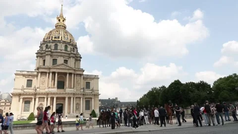 Paris Olympic Games, first foreign mission of Spanish Police Cavalry, París, FR  Stock Footage 281564183