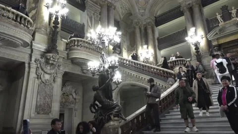The Paris Opera opens a historic exhibition to mark its 150th anniversary, París Stock Footage 318919787