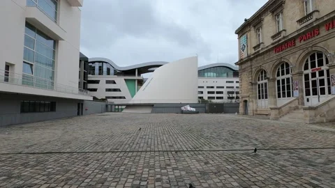 Paris In Parc De La Villette. Urban Landscape. Stockbeeldmateriaal 238631134