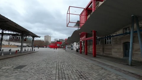 Paris In Parc De La Villette. Urban Landscape. Stockbeeldmateriaal 238631135