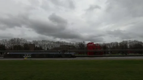 Paris In Parc De La Villette. Urban Landscape. Stock Footage 238631200