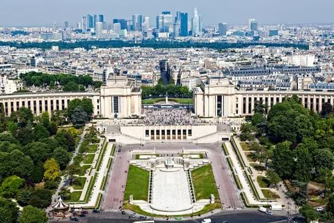 Paris Paris from the Eiffel Tower Copyright: xZoonar.com/JanxxWachalax 411... Stock-Fotos