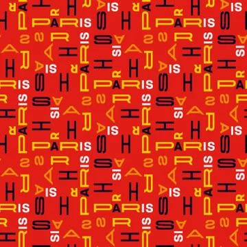 Paris pattern seamless design 스톡 일러스트