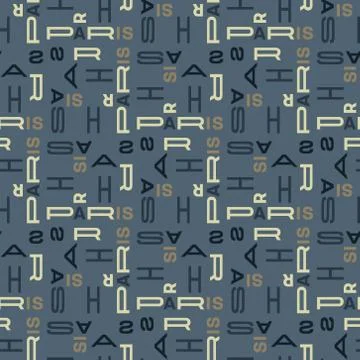 Paris pattern seamless design 스톡 일러스트