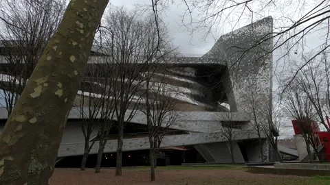 Paris Philharmonic In Parc De La Villette, France. Stockbeeldmateriaal 238631206