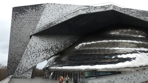 Paris Philharmonic In Parc De La Villette, France. Stockbeeldmateriaal 238631230