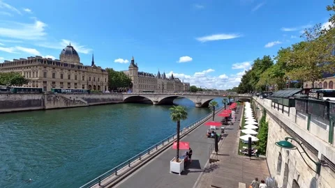Paris plages Stock Footage 136989034