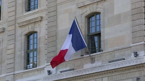 Paris Police Prefecture Stock Footage 203288864