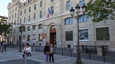 Paris Police Prefecture Stock Footage 203289935