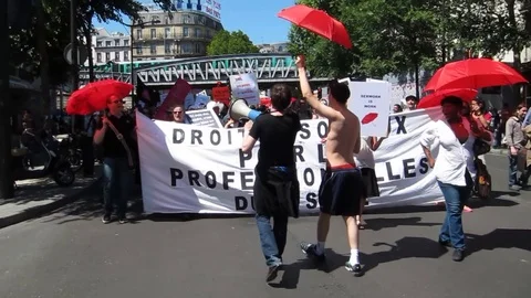 Paris Prostitute Demo 11 Stock Footage 129771955