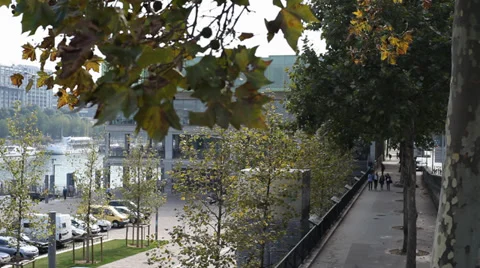 Paris Quay 7 Stock Footage 39676360
