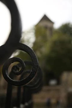 Paris railing 2 Stock Photos