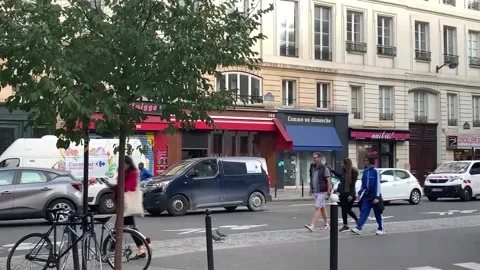 Paris records high temperatures in a "second summer", París, FR - 27 Oct 2022 Stock Footage 220029566