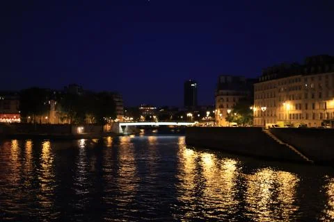Paris river Stock Photos