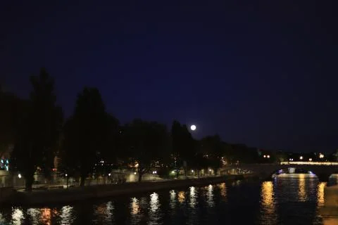 Paris river Stock Photos