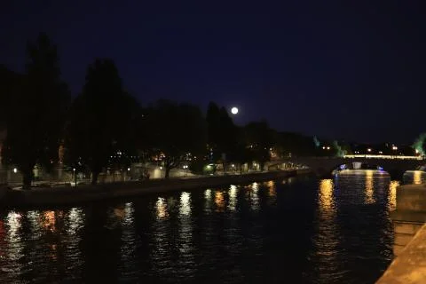 Paris river Stock Photos