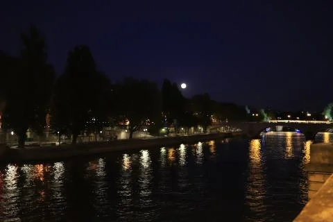 Paris river Stock Photos