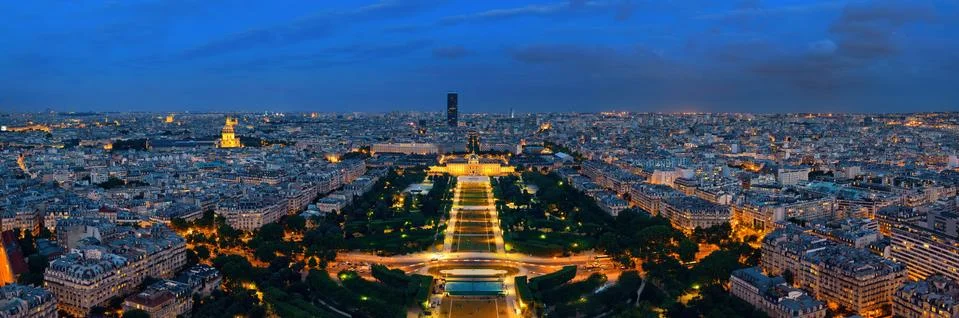 Paris Rooftop Stock Photos
