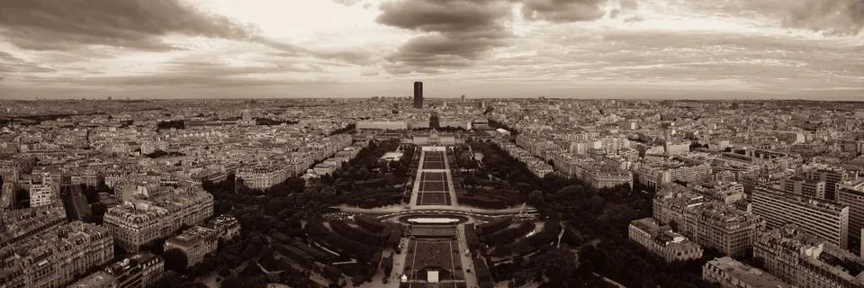 Paris Rooftop Foto stock