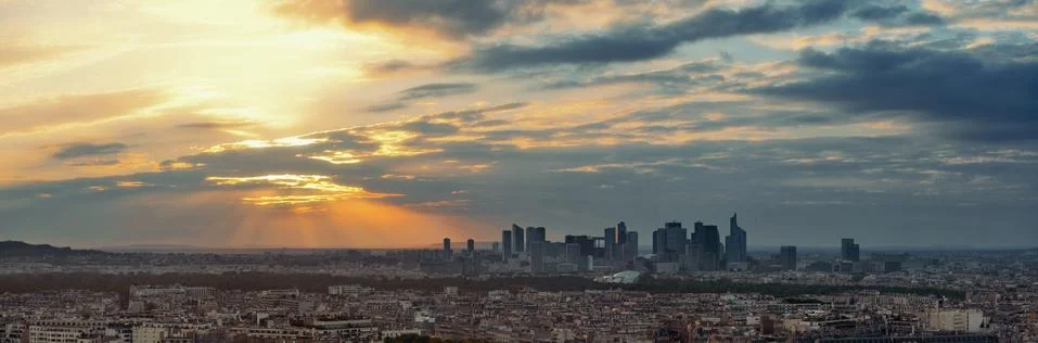 Paris Rooftop 写真素材