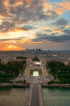 Paris Rooftop Stock Photos