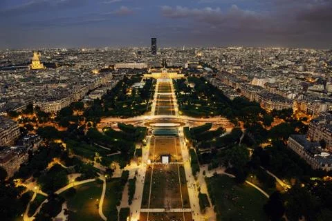Paris Rooftop Stock Photos