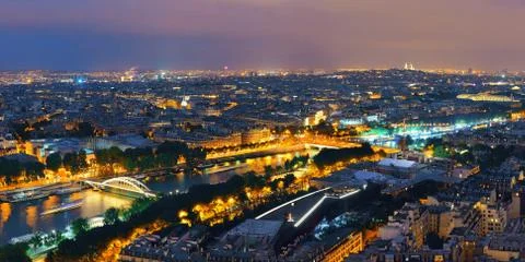 Paris Rooftop Fotos Stock